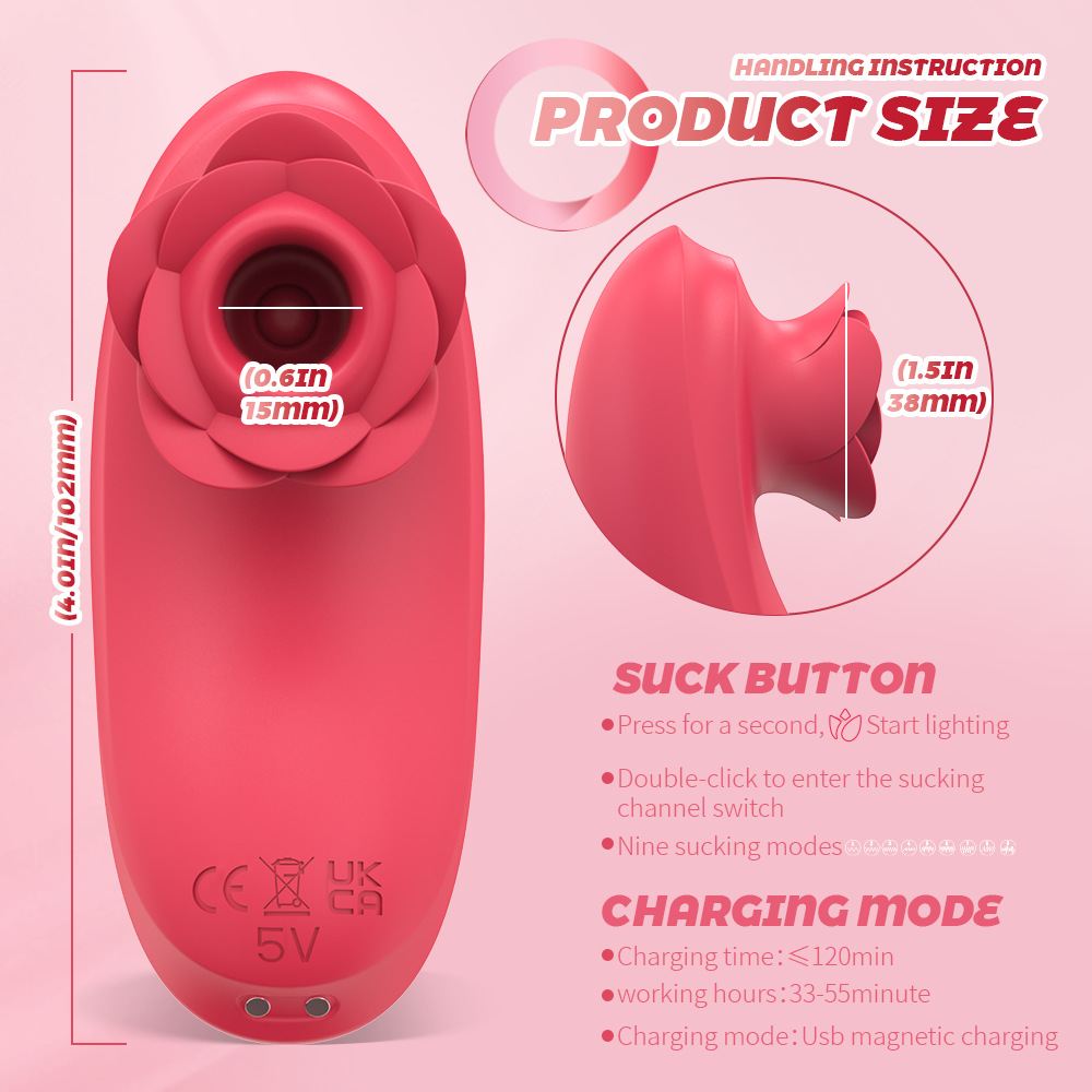 10-Mode Rose Suction Massager