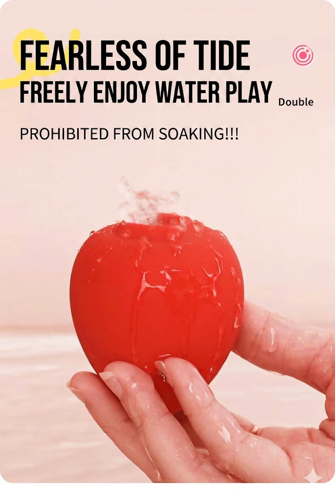 Mini Strawberry Vibrator | Suction & Waterproof