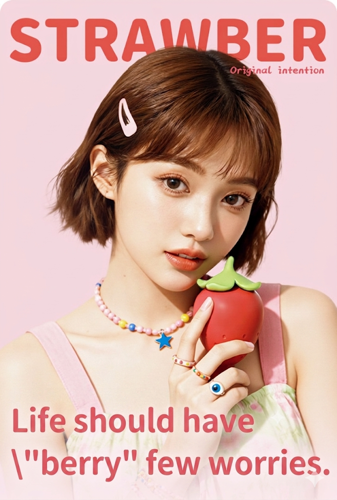 Mini Strawberry Vibrator | Suction & Waterproof