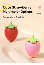 Mini Strawberry Vibrator | Suction & Waterproof